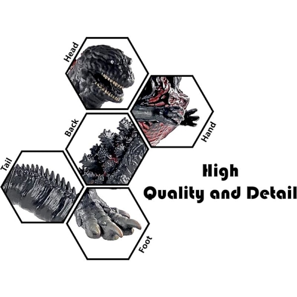 Shin Godzilla, filmserie 2021 Mobile artikulerte figurer fleksibel vinyl