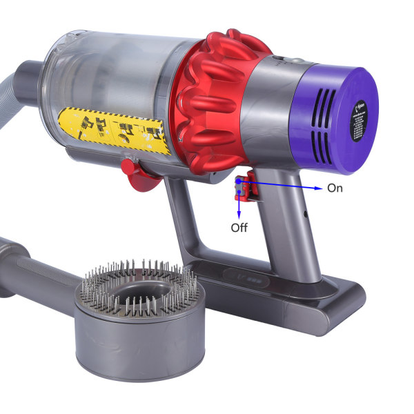 Punainen Soveltuu pohjan laukaisulukkoon Dyson V6 V7 V8 V10 V11 -imuriin