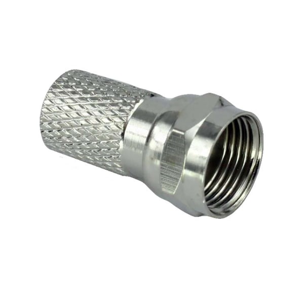 Adapter, F-type han til han koaksial stik 50 Ohm Rg6 koaksial adapter