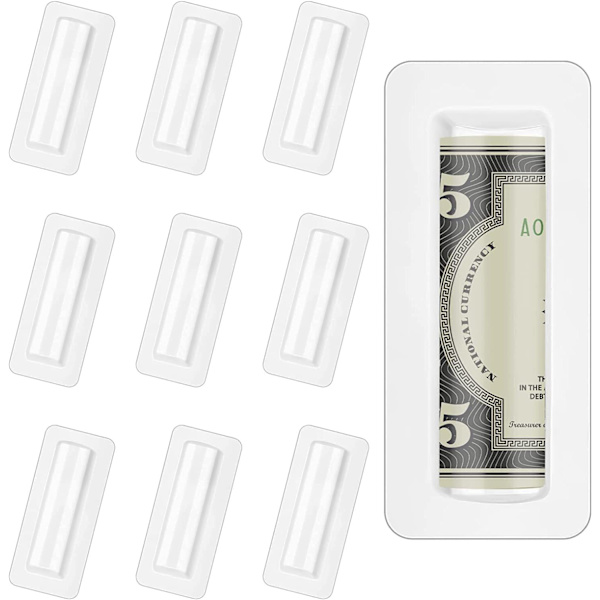 60 stk. Lip Balm Pouch, Gennemsigtige Plastikposer Transparent Gaveemballage til Pengekort Pengekort Holder til Fødselsdagsfestivalfester