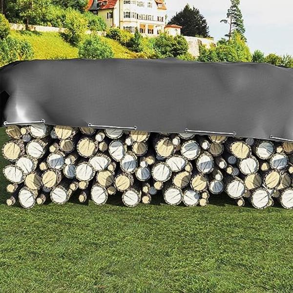 Polyeteenipeite 180g/m² vedenpitävä harmaa silmukoilla Tiheä peite 2x3m