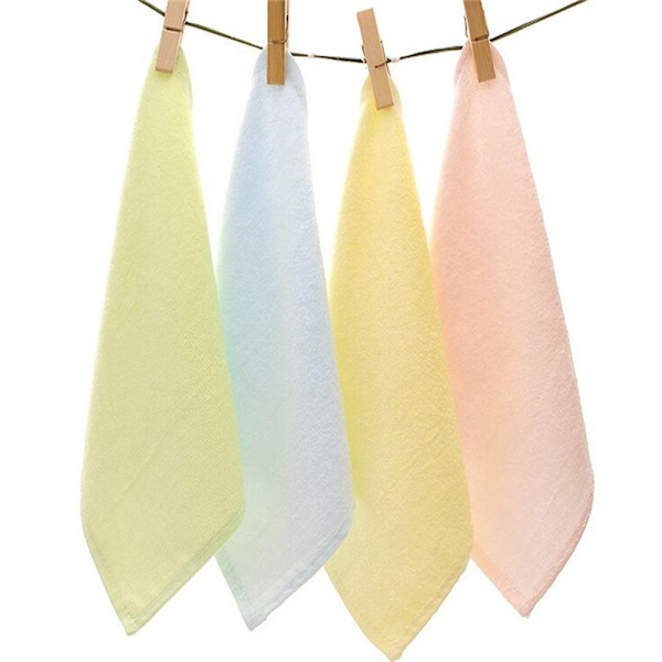 Lyxig handduksset i bambu, 4-pack, handdukar för badrum, hotell, spa, kök, mångsidiga fingertoppshanddukar och handdukar 23*23cm