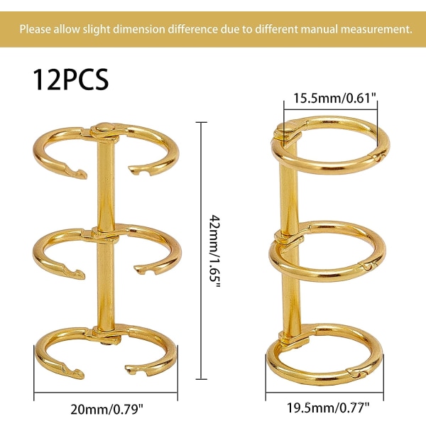 12 x 3-ringpärmar, gästbokspärm, metallösbladsring, gångjärnsring för anteckningsbok och album