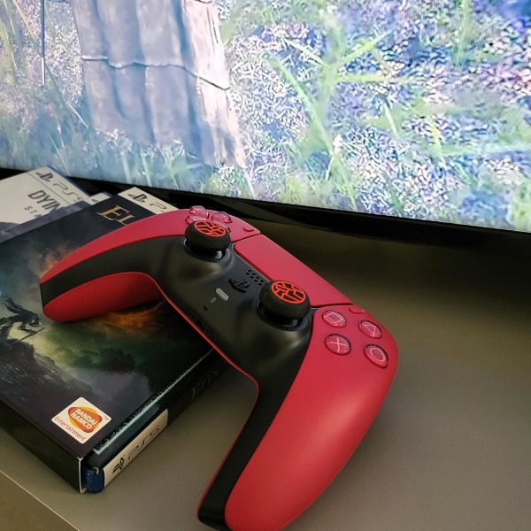 4 Thunder Caps tilbehør Thumb Grip PS4 PS5 tilbehør til PS5 Controller PS5 Controller Stick Joystick silikonespids til Xbox Series PS5 PS4 Cont