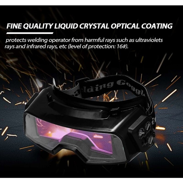 Svetsglasögonmask för automatisk mörkning, svetsskydd för ögonen, professionella svetsglasögon