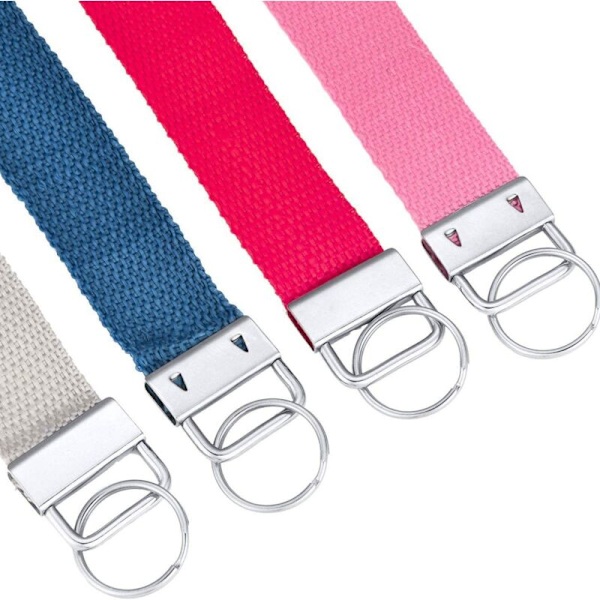 45 stk Materiale nøkkelring, Metall DIY stropp hale klipp med ring, Nøkkelholder tang Armbånd Laniere for håndlagde vesker (sølv)