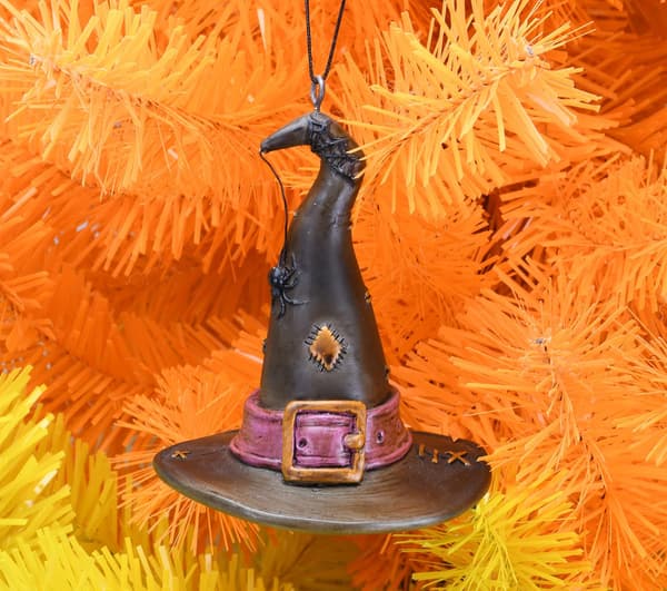 1 stk heksehatt og edderkopp halloween-dekorasjon