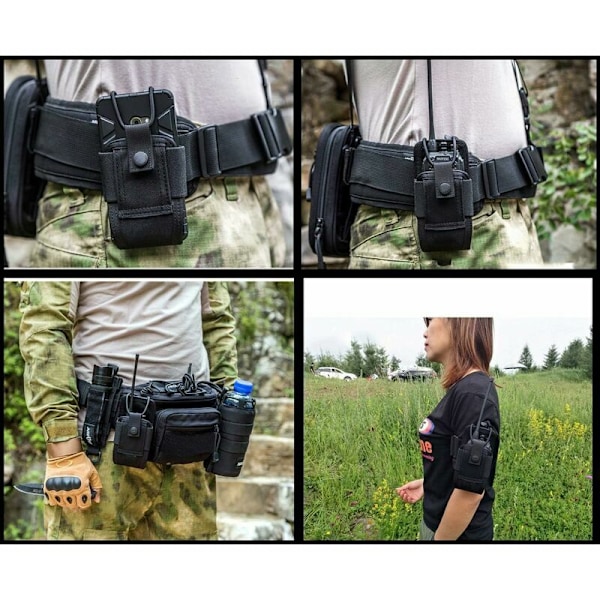 Taktisk Army Veske Feire Cears Lomme for Bærbar Radio eller Walkie-Talkie