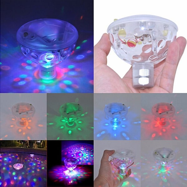 1 piece LED colorful RGB baby bath toy light fish tank bathtub light diving landscape light