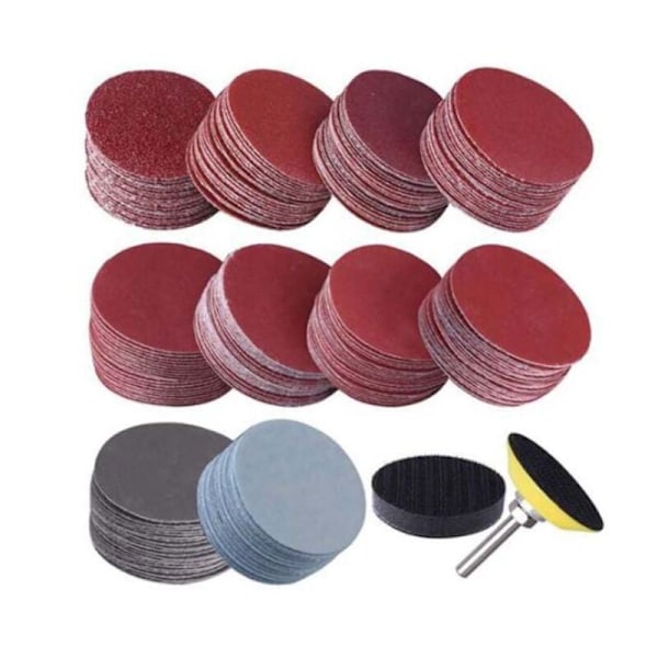 Hiomalaikkasarja 303 kpl, 50 mm 2 \"Karkeus 40-2000, pyörivällä työkalulla 2\" hiomakiillotuspuskurille