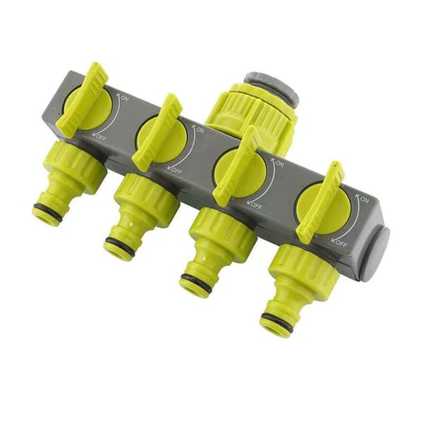 4/1 Tanktilslutning - 4 haner med studs