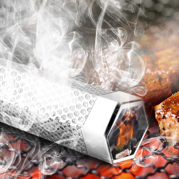 Rökpipa miljöskydd rostfri rostfritt stål grillpartiklar rökrörstillbehör hushåll hushåll