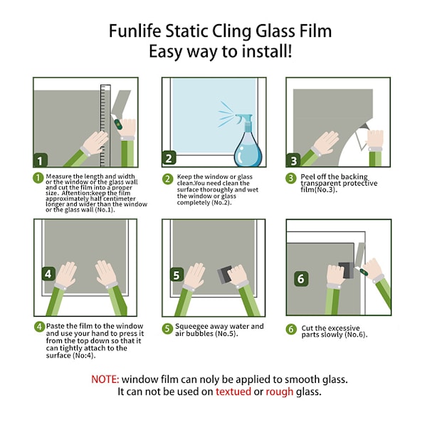 Röd blomma målat glas fönsterfilm (45*100cm) Icke-klibbig statisk fönsterfilm Heminredning UV-blockering Sekretess Värmeisolering