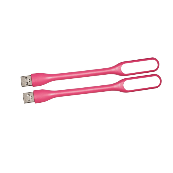 USB LED-lys, bærbar natlampe, kompatibel med powerbank, bærbar computer, læsning, computertastatur USB-læselampe (8 stk., pink)