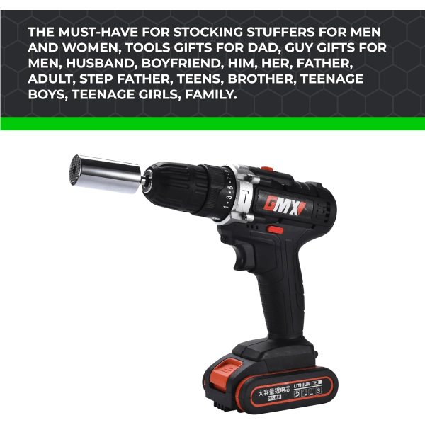 Universal Socket Tool Set - Sock Filler Socket Set - Allsidig Holdeverktøy for Ulike Størrelser og Former av Muttere og Bolter - Bursdag for Menn, Far