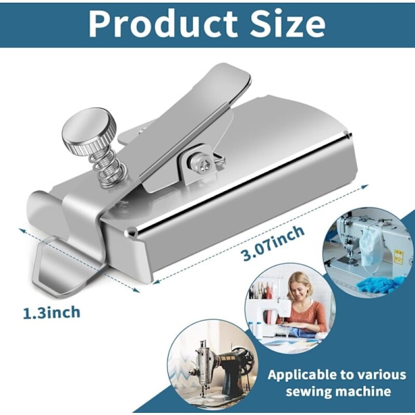 OUMAIFEng Magneettinen Couture-ohjain - Magneettinen Couture-ohjain - Neuvontatyökalut ompelukoneelle - Ompelutarvikkeet ompelukoneelle - Monitoiminen