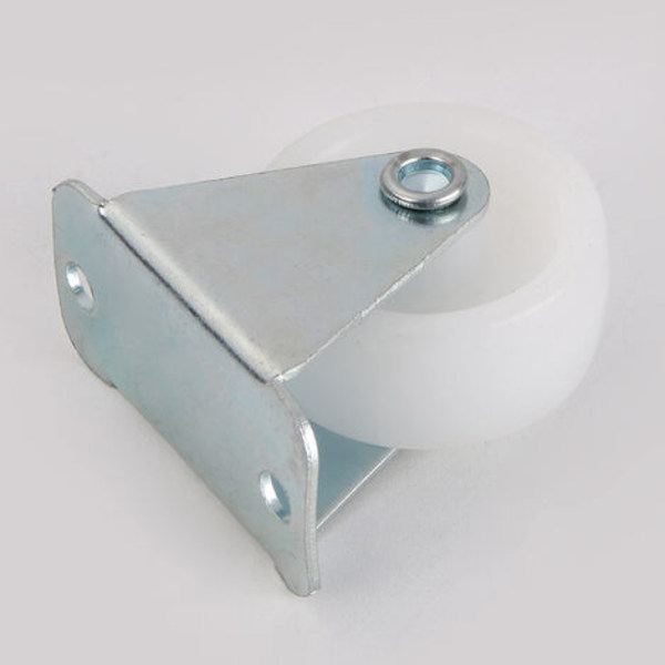 Set med 4 st vridbara hjul, tysta hjul, PVC-hjul, industrihjul, platta hjul för rotering 50 mm