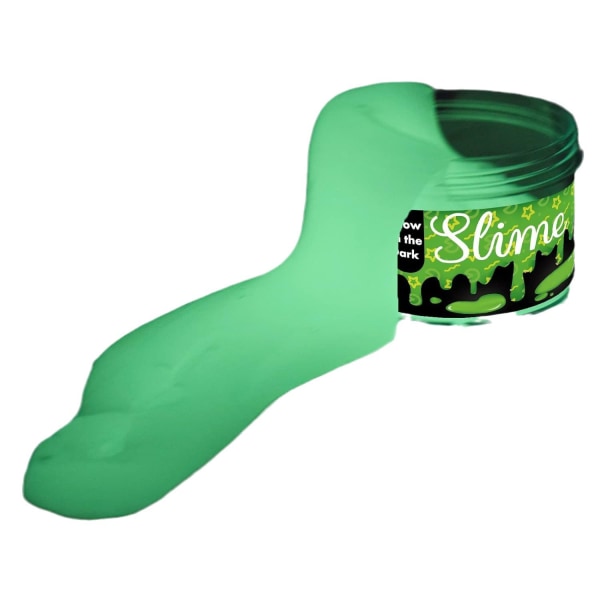 1 pakke Crystal Slime Slime Sett Påskekurvfyll Påskegave Glow-in-the-Dark Jelly Slime Stress Relief Toy Color Slime