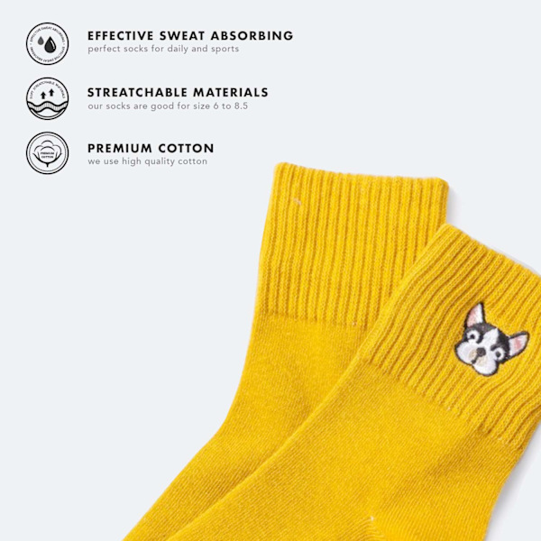 Søte bomullsstrømper med interessant design, hjerteformet, rund hals, til kvinner, høst og vinter