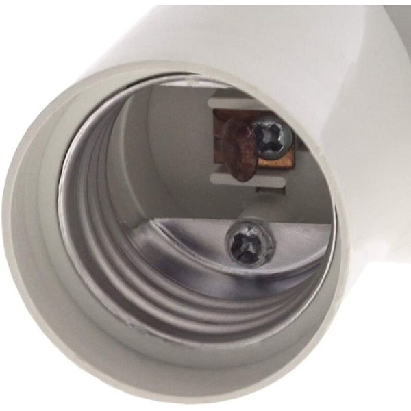 E27 sockel med trådlös strömbrytare, E27 LED-glödlampsbas, plastsockel för snabb belysning, Spot E27 för vägglampa, kökslampa inomhus, 4-pack