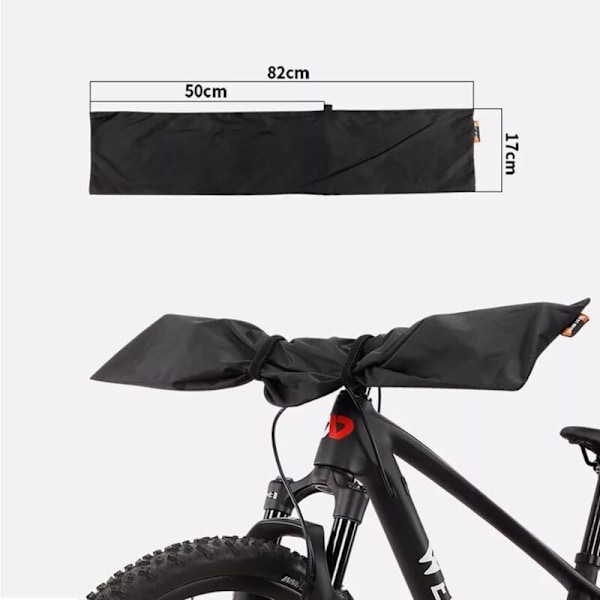 2-pack Elcykelstyreöverdrag, Skyddar mot fukt, damm, smuts, etc. - Styrskydd mot regn