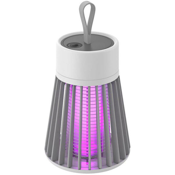 Inomhus och utomhus elchock myggdödare lampa USB uppladdningsbar myggmedelslampa