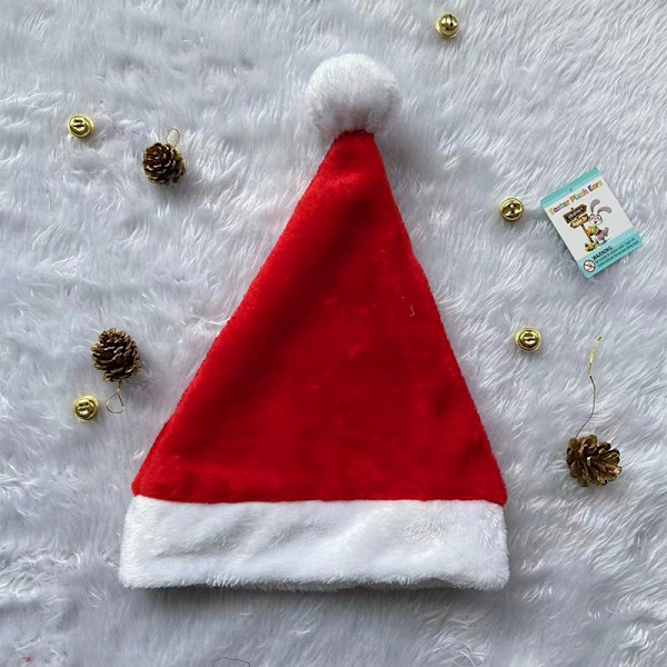 Julepynt Plussj Julehatt Kort Plussj Voksenhatt Kreativ Hatt
