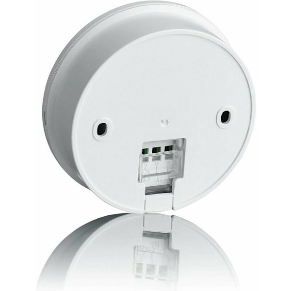 Inomhus rörelsedetektor, inbyggd montering och utanpåliggande för tak, programmerbar, infraröd sensor, 6m / 360°