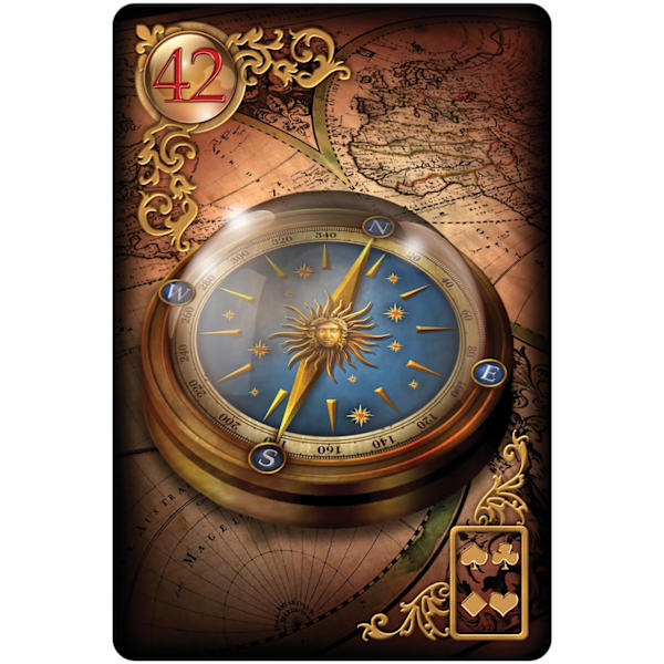 Glid lenormand Lenormand-orakelkorttipakka