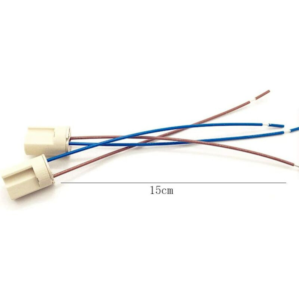 10 stk. G9 keramiske lampeholdere, halogenlamper keramiske stik, G9 lampeholder 250V G9 fatning keramisk lys lampeholder