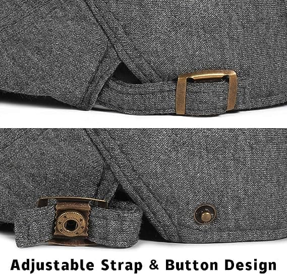 Beret Cap Men Justerbar Flat Vintage Lvy Hat