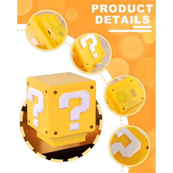 Super Bros - Bæver illusion for børn med lydeffekter, natlysdekoration, gaveartikel til børn og fans (03 -mla).