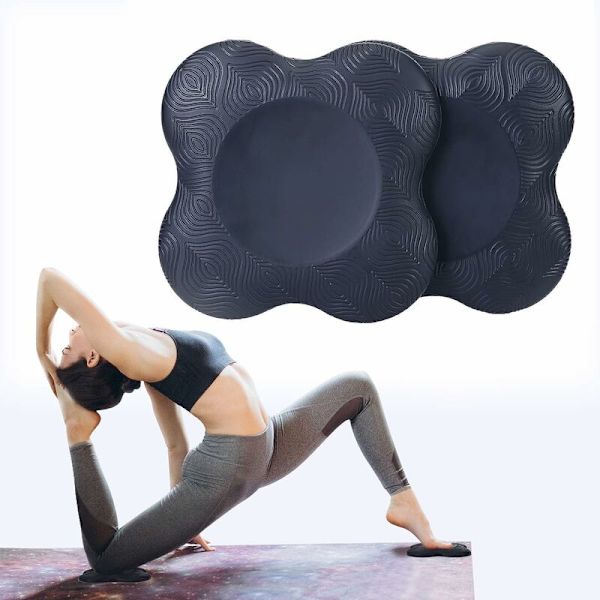 Extra tjock tjock matta för knäböj i trädgården, tjock yogamatta, halkfri och mjuk, för att skydda knän, handleder och armbågar från skador 20 x 20 x 2 c