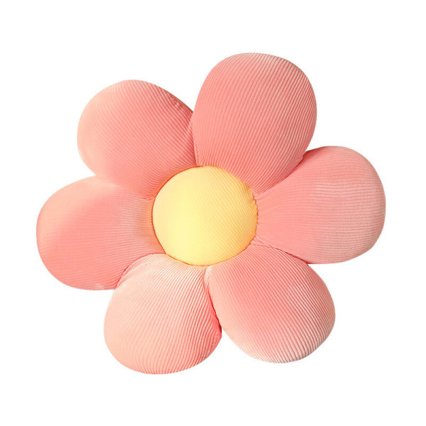 (Rosa, 35x35cm) Stolsdynor Blomform, golvkudde bekväm sittkudde mjuk tatamikudde för barn trädgård inomhus utomhus dekoration