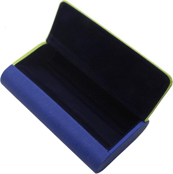 (2 sæt) optiske briller etui og klud solbriller taske - Dusty Blue