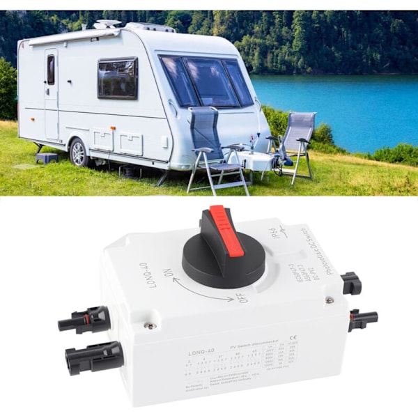 DC aurinkosähkökytkin, vedenpitävä IP66-kytkin 1200 V DC 32 - 4p aurinkoenergia-matkailuautoon, suojaava f