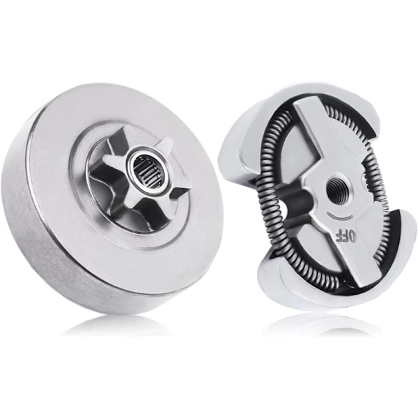 Clutch trommel monteringssett 3/8-6T For Husqvarna 120 36 41 136 137 141 142 235E 240 236 236 Jonsered 2035 2036 2040 2041 Partner 350 351 SAP 53000 47061