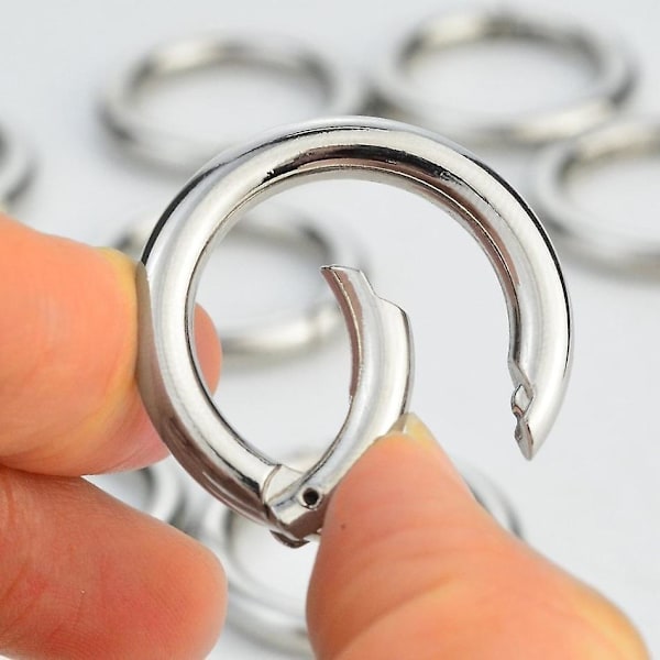 10 stk./sæt Udendørs Værktøjer Zink Legering Edc Spænde Klip Shackle Rund Udløser Krog