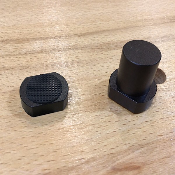 5 st Aluminiumlegering Bänkklämma för Bänk Dog Joint Arbetsbänk för Snickares Arbetsbänk Klämpositioneringsplugg Arbetsbänkstillbehör för 20mm Dog H