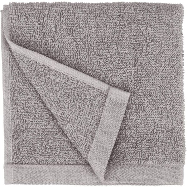 （30 × 30 × 0,1 cm） Harmaa erä 12 pientä puuvillapyyhettä, pesukinnas, 30 x 30 cm