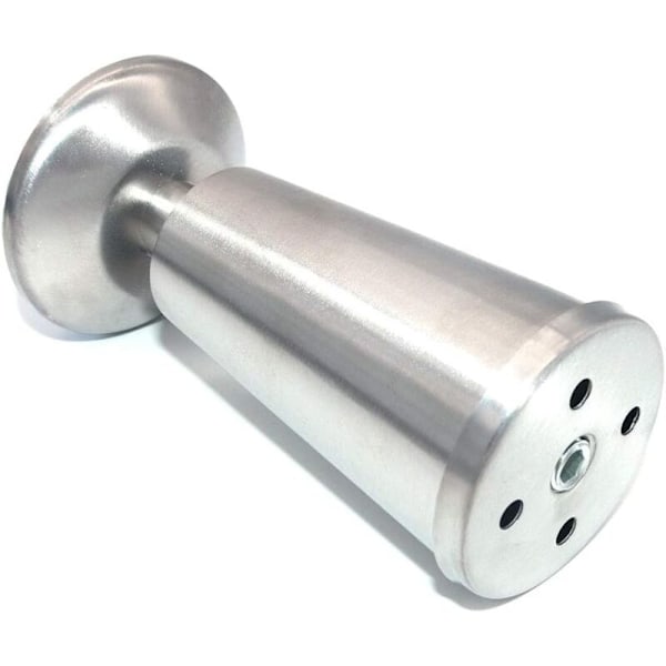 Parti med 4 ben i rostfritt stål för köksskåp för bänkhöjd 120 mm justerbar höjd från 0 till 5 mm