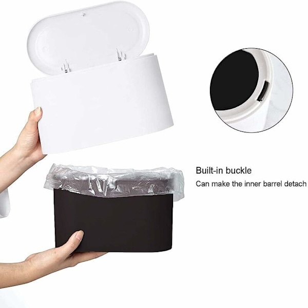 TRYCK PROBLEM LOCK SOPKORG DUSTBIN PUSH SOPKORG BORD BLAND BUNDEN MINI RÄKNARE LITET BORD BORD DUBBEL FÖR BAD RÅD BOK