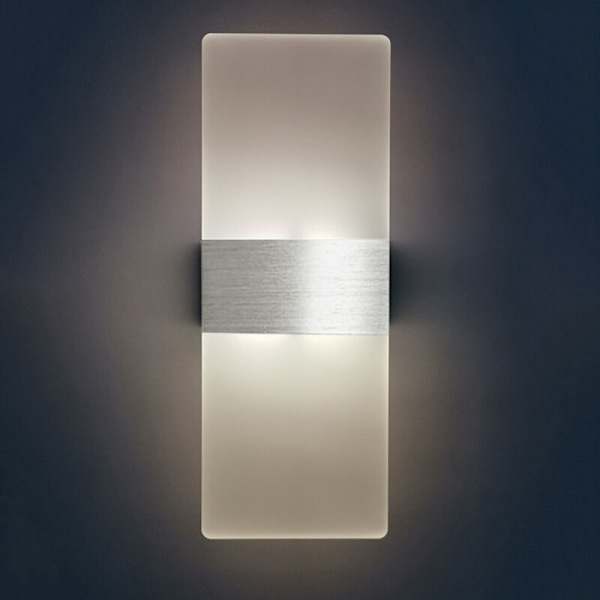 Moderne væglampe AC 85-265 V 6 W - Akryl LED lampe - Indendørs belysning til soveværelse, balkon, korridor, trapper