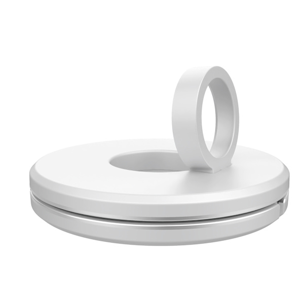 Laddningsställ kompatibel med Apple Watch, bärbar laddningsstation kabelhanteringsdockhållare arrangör -Vit