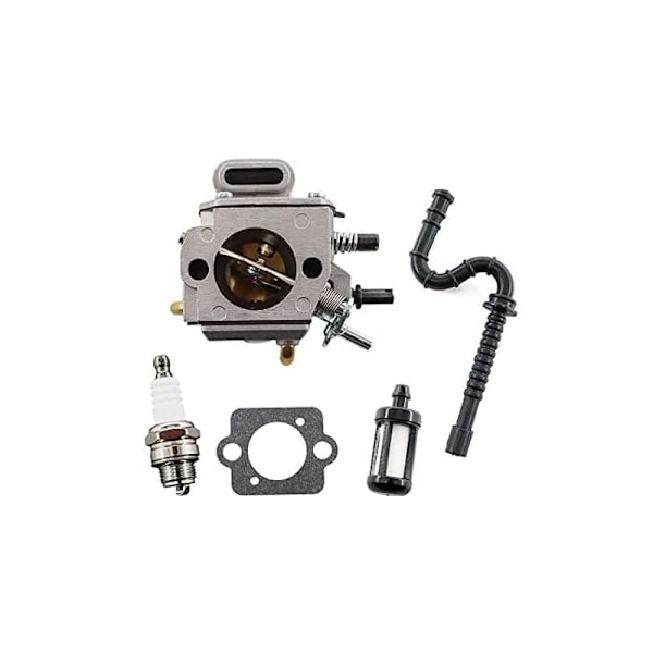 Kaasutin polttoaineletkulla, polttoainesuodattimella ja sytytystulpalla Stihl 029 039 ms290 ms310 ms390 -moottorisahaan, korvaa osat 1127 120 0650 HD-18D HD-19