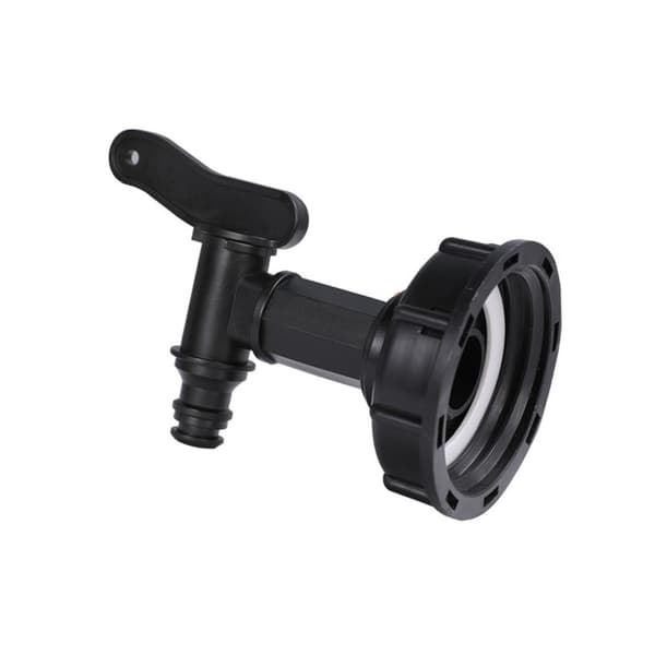 S60X6 fitting - HDPE-kran for 1000 L vanntank
