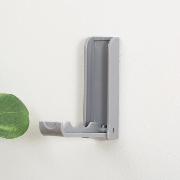 3 stk kåpe krok sammenleggbar dør grå farge 9.5x9.2x2.8cm interiør