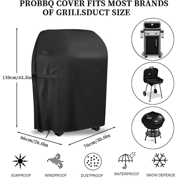 600D grillikate 76 x 66 x 110 cm
