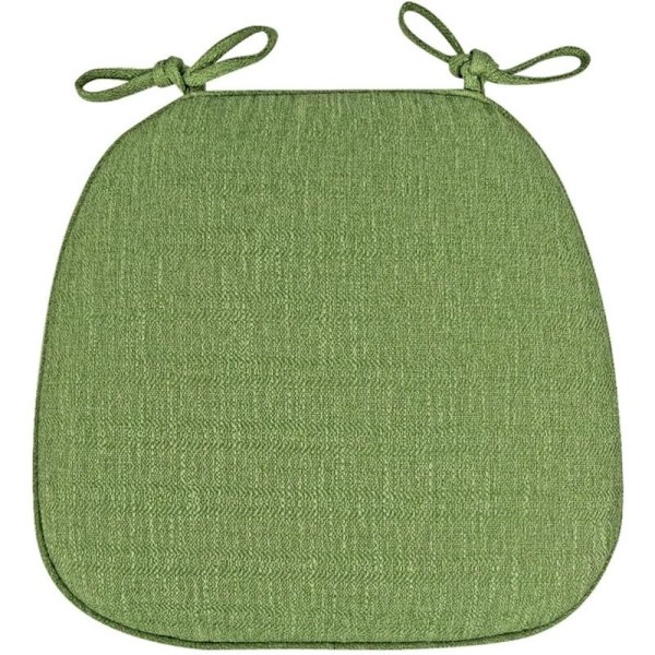 40x40x3cm tuolikakku, mukava tuolinpehmuste, liukumaton istuintyyny, sisätilojen tuolinpehmusteet kiinnikkeillä ja irrotettavalla päällisellä, vihreä, 2 kpl [