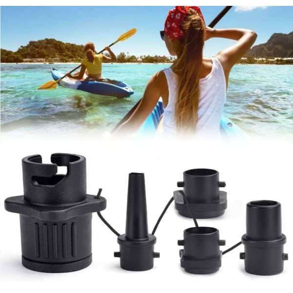 Oppblåsbar båt SUP pumpe adapter Kite/Boston luftpumpe og ventilkonverter Standard konvensjonell luftpumpe Val adapter